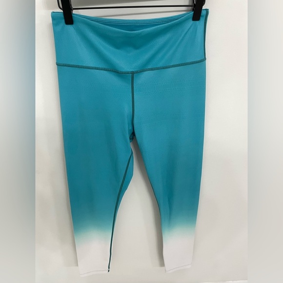 Zyia Active Venom Ombre Light N Tight Leggings Teal Blue Size 8-10 Medium. 2 - Picture 2 of 6